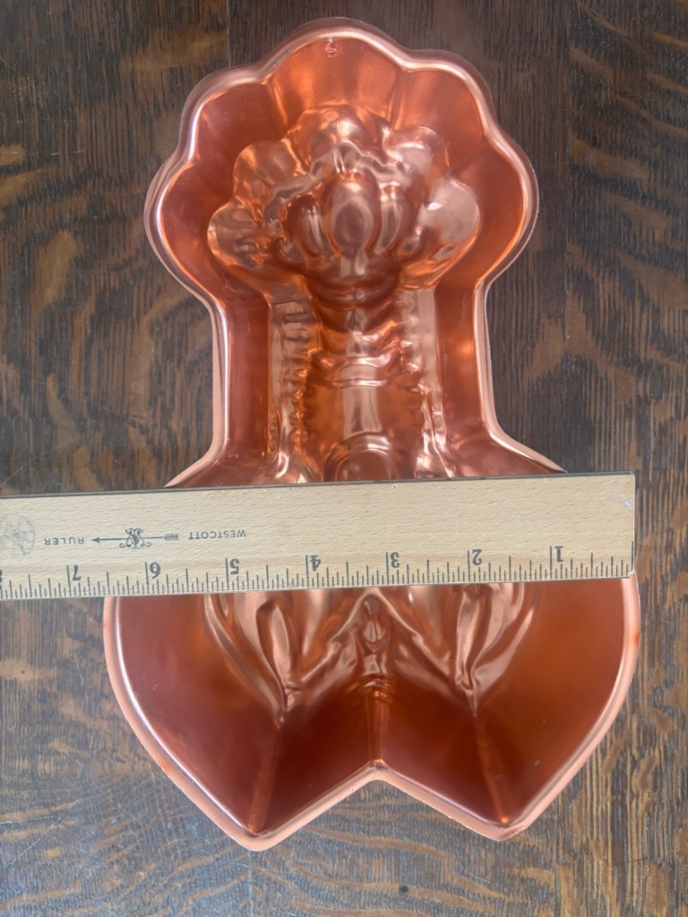 Vintage Copper-Colored Decorative Mold
